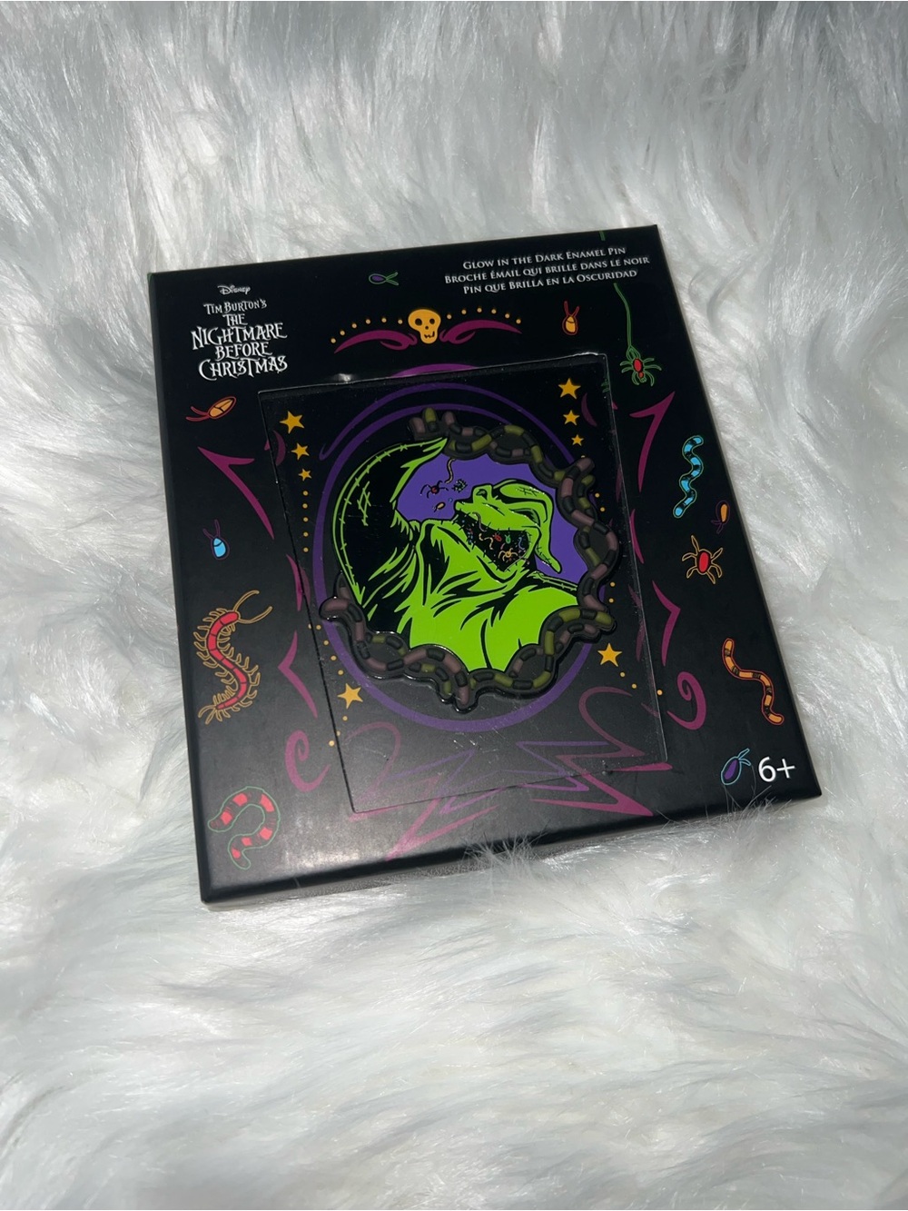 New Nightmare Before Christmas Oogie Boogie Glow In The Dark LE Pin